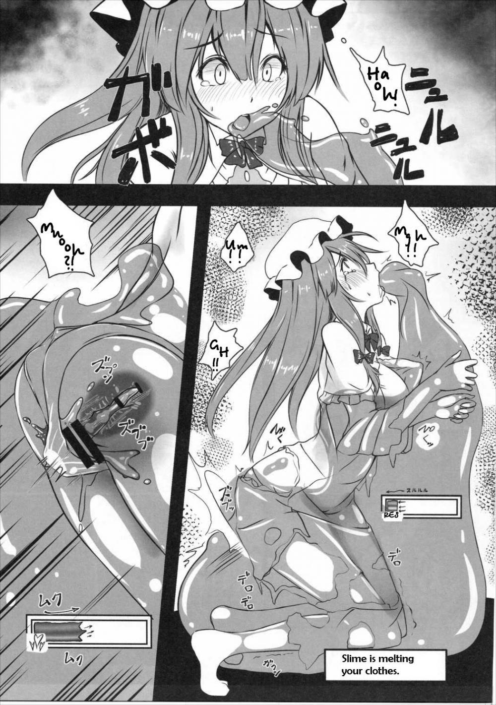 Hentai Manga Comic-Doujin Where Horrible Things Happen To Patchouli In This Dungeon-Read-6